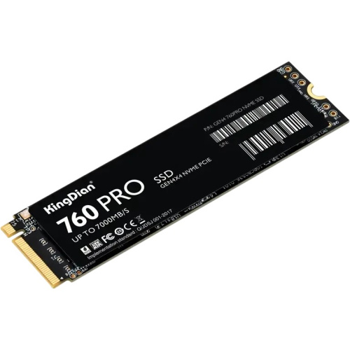 SSD KingDian G48 760Pro (G48 760Pro NVME M.2-1TB) 1Tb, M.2 2280, PCI-E 4.0 x4, 7000/6000MBs, NVMe, 600TBW