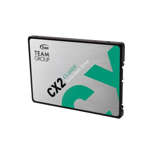 SSD Team Group CX2 (T253X6002T0C101) 2.5"; 2TB SATA 6Gb/s, 540/490, MTBF 1M, 3D TLC, 1600TBW, 0,73DWPD, RTL