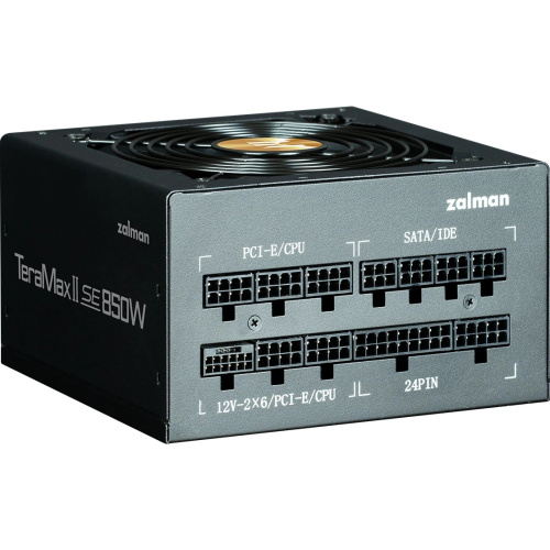 Блок питания Zalman ZM850-TMX2SE, 850W, ATX12V v3.1, APFC, 12cm Fan, 80+ Gold Gen5.1, Full Modular, Retail