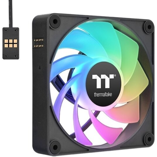 Вентилятор Thermaltake CT120 EX Sync реверсивный ARGB черный (CL-F192-PL12SW-A) 4-pin 31.2dB Ret