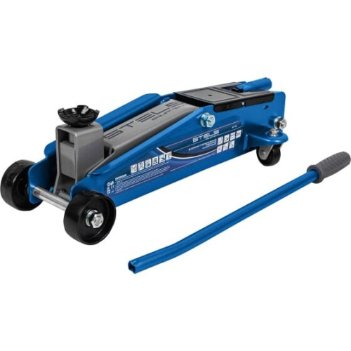 Домкрат STELS 51134 гидравлический подкатной высокий подъем 3т suv 190-535мм