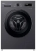Стиральная машина LG F2Y1VS6J 9 кг, инверторный мотор с прямым приводом функция пара Steam, 8 программ, для аллергиков и детской одежды, черный