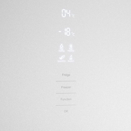 Холодильник Maunfeld MFF1857NFW белый