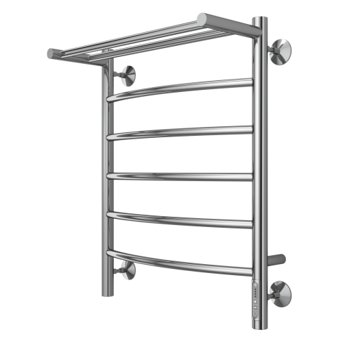 Электрический полотенцесушитель Terminus Классик П6 500х650 quick touch с полкой