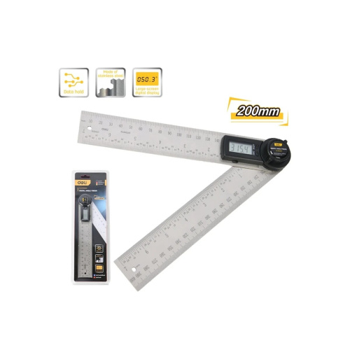 Угломер электронный Deli DL305200 200/400мм