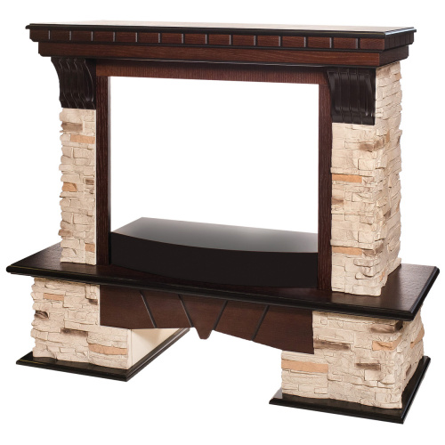 Портал каминный из МДФ RealFlame Rockland AO античный дуб