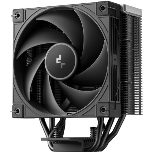 Кулер DEEPCOOL AK400 G2 LGA1851/1700/1200/115X/AM5/AM4 (TDP 220W, PWM, Fan 120mm, 4 тепл. трубки, Wood-grain top cover, черный) RET