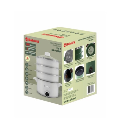 Пароварка SAKURA SA-7218W