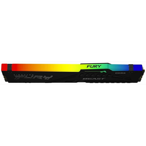 ОЗУ Kingston FURY Beast RGB XMP Gaming Memory (KF556C40BBAK2-16) DDR5 5600 16GB DIMM Non-ECC, CL40, 1.25V, (Kit of 2) 1RX16 40-40-40 28