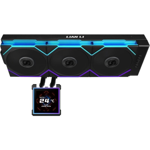 СВО Lian Li HydroShift II LCD-S 360TL (GHS2LCDS36TB Black) (G89.GHS2LCDS36TB.R0) / 3.4" IPS LCD / 3x120mm ARGB PWM Fans