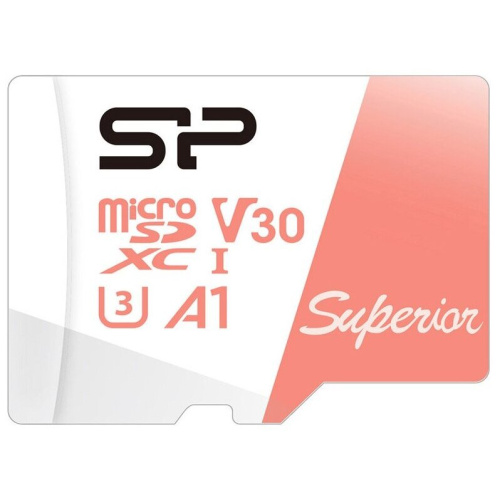 Карта памяти Silicon Power Superior (SP256GBSTXDV3V20SP) 256GB A1 microSDXC Class 10 UHS-I U3 100/80 Mb/s (SD адаптер)