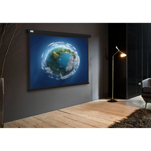 Экран Cactus CS-PSW-127X127-BK Wallscreen настенно-потолочный рулонный черный