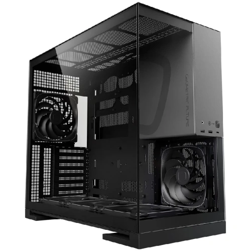 Корпус Geometric Future Model 5 Black Gray with fans (1AM5WKBK02100) / mid tower, E-ATX / 5x140mm ARGB fans