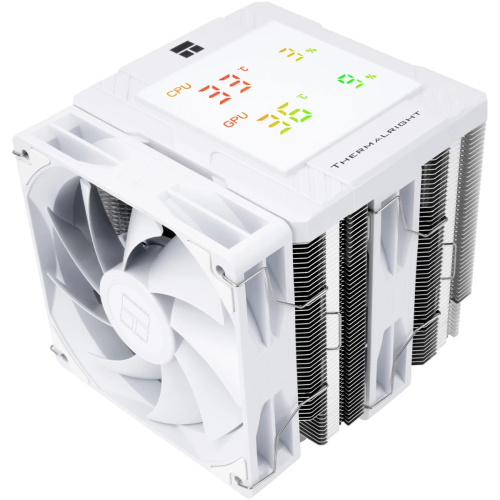 Кулер Thermalright Peerless Assassin 120 Digital White LGA115X/1200/1700/1851AM4/AM5 (Dual Tower, 2x120mm PWM Fan, медное основание, 6 тепл. трубок)