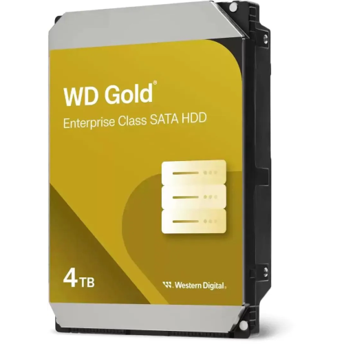 HDD WD Gold WD4004FRYZ, 4ТБ, SATA III, 3.5"