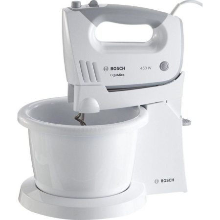 Миксер стационарный Bosch MFQ36460 белый/серый