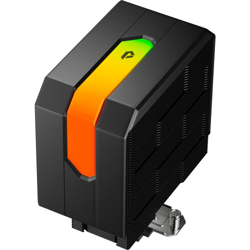 Кулер upHere UP1KC4C Black ARGB / 4HPx6mm, 230W TDP, single tower, 1x120mm ARGB fan, 600-1650RPM, 68 CFM, 25dBA