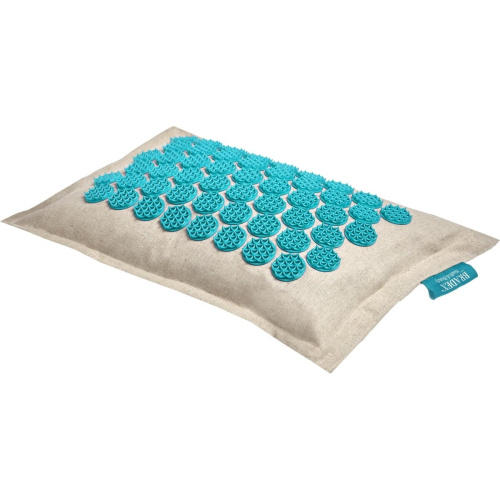 Набор акупунктурный Bradex KZ 0712 Нирвана бежевый бирюзовые шипы премиум-серия