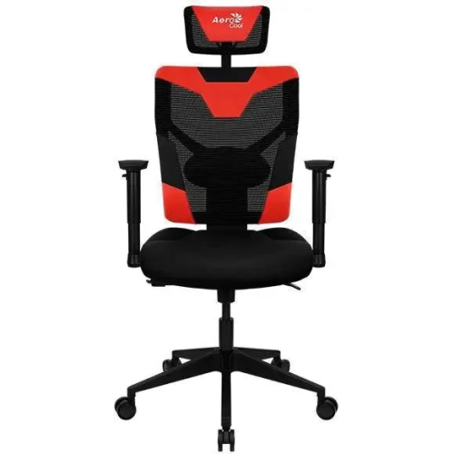 Кресло игровое Aerocool Guardian Champion Red черный/красный сиденье черный экокожа/сетка с подголов. крестов. нейлон
