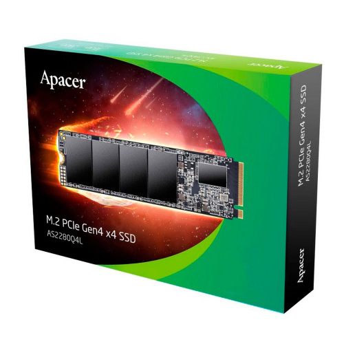 SSD Apacer AS2280Q4L (AP1TBAS2280Q4L-1) M.2 2280 1TB PCI-E 4.0 4x, 3600/3000, 3D Nand