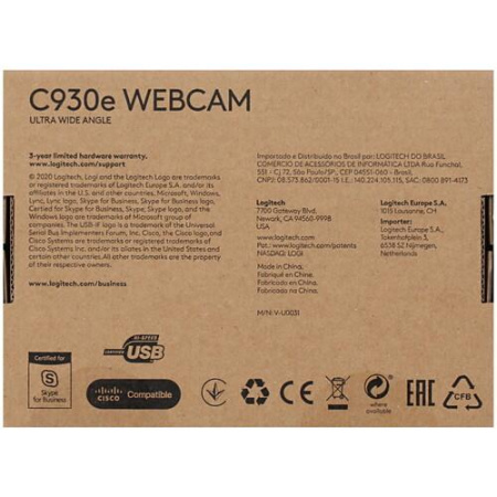 Веб-камера Logitech C930e