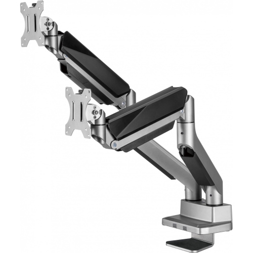 Кронштейн для мониторов Ultramounts UM 718 серый 17"-35" макс.15кг крепление к столешнице поворот и наклон
