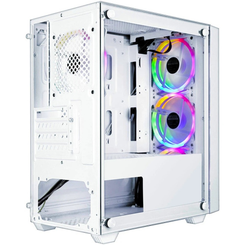 Корпус Ginzzu CL620 mATX Fan 4*12FRGB