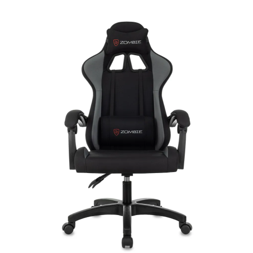 Кресло игровое Zombie Void G черный/серый с подголов. крестов. пластик