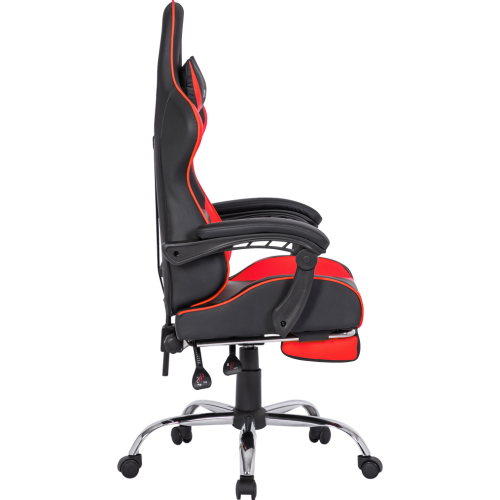 Кресло DEFENDER Pilot (64354) Черный/Красный, полиуретан