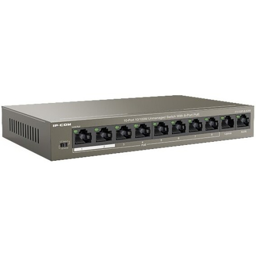 Коммутатор IP-COM F1110P-8-63W 10Port 10/100M