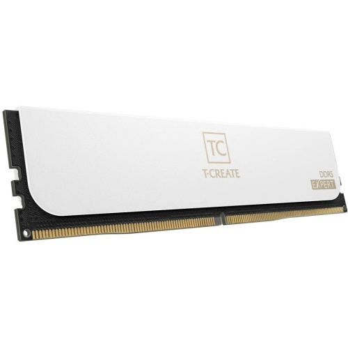 ОЗУ TEAMGROUP T-Create Expert 96GB (CTCWD596G6400HC32ADC01) DDR5 (2x48GB) 6400MHz CL32 (32-39-39-84) 1.4V / White