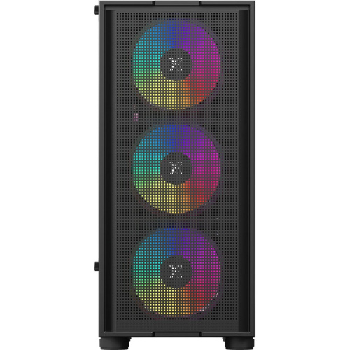 Корпус XASTRA A301 4FRGB Black (A301-BK-FC120FRGB-4F-GL) ATX/Mesh/ tempered glass / 4x 120mm FC120-FRGB fans