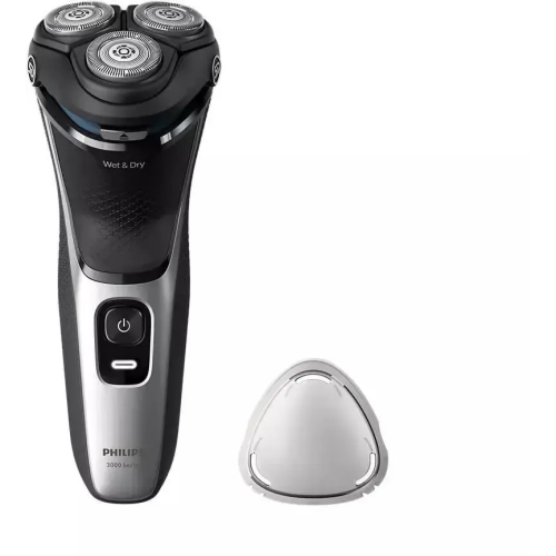 Бритва роторная Philips S3143/00 черный/серебристый
