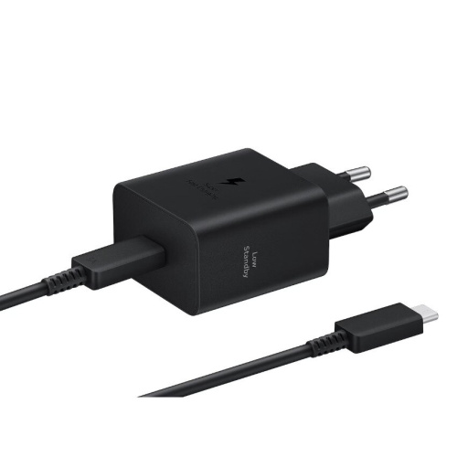 УЦ СЗУ Samsung EP-T4511XBE 45W 2pin USB-C + Кабель Type-C to Type-C Черный (плохая упаковка)