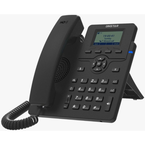 Телефон IP Dinstar C60SP черный