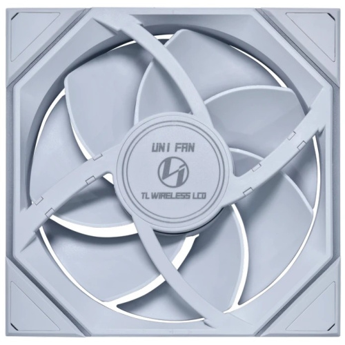 Вентилятор Lian Li Uni Fan TL Wireless LCD 140 Reverse Blade (G99.14RTLLCD1W1W.R0) / 14RTLLCD1W1W White / 140x140x28мм (PWM, ARGB, 1600 об/мин (Max.))