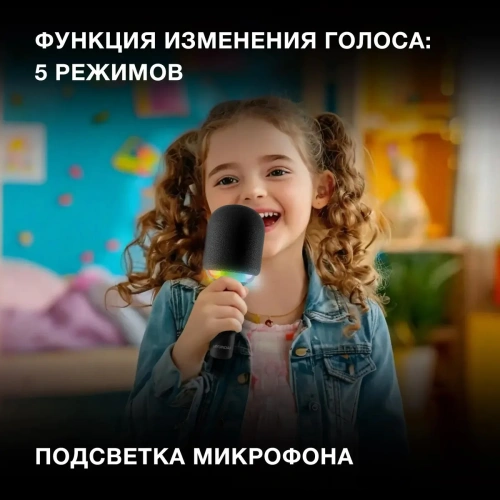 Микрофон беспроводной Hyundai H-MIC100 черный