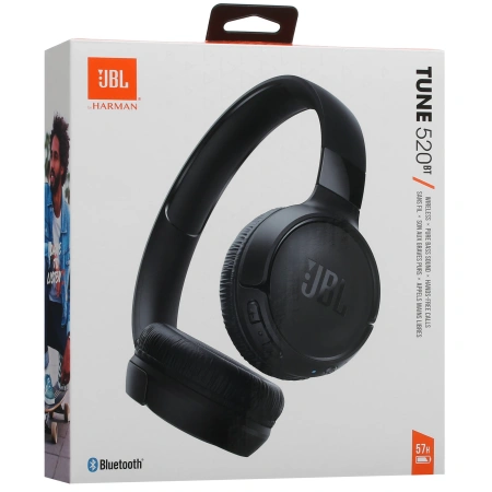 Наушники bluetooth JBL T520BT черный