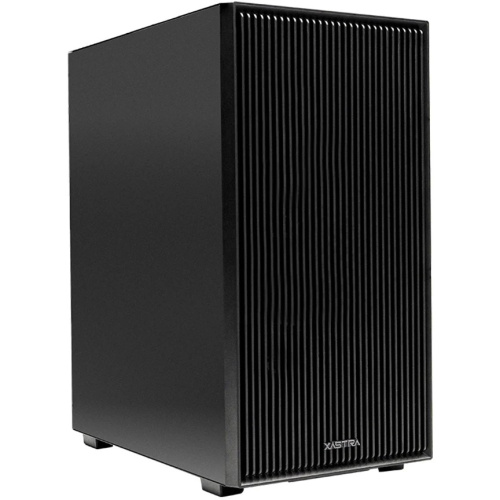 Корпус XASTRA A307M 2BK SI Black (A307M-2FC12BK-SI) mATX/Mesh/Metal left panel / 2x120mm PWM FC black fans