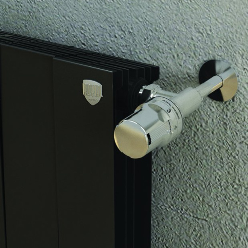 Биметаллический радиатор отопления  Royal Thermo Pianoforte 500 Vd 12 Секций Noir Sable