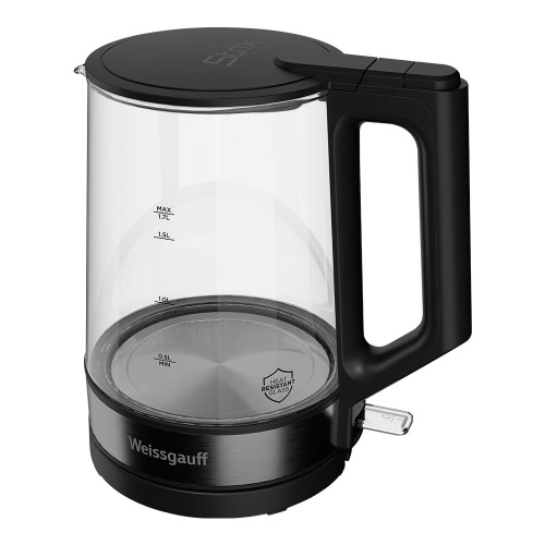 Электрочайник Weissgauff WK 1700 EcoGlass Nero