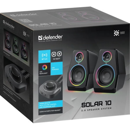 Колонки DEFENDER Solar 10 (65940)
