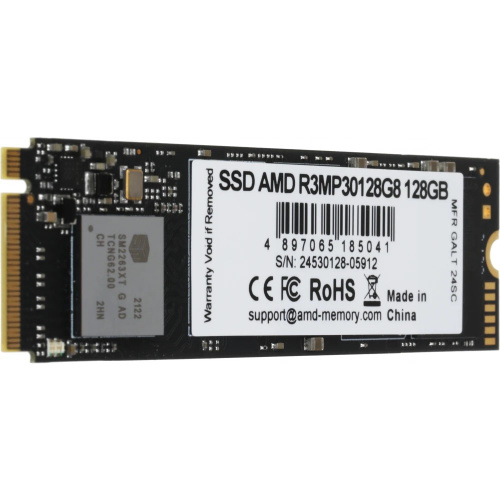 SSD AMD Radeon R3 R3MP30128G8 128ГБ, M.2 2280, PCIe 3.0 x4