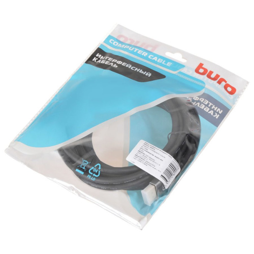 Кабель аудио-видео Buro DisplayPort (m)/DisplayPort (m) 5м. Позолоченные контакты черный (BHP-DPP-1.4-5G)