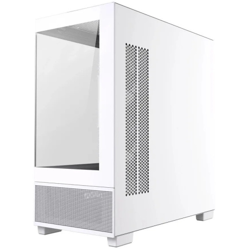 Корпус Powercase Vision Micro S3W (CVMMSW-A3), Tempered Glass, Type-C, 3x 120mm ARGB PWM Fan, белый, mATX