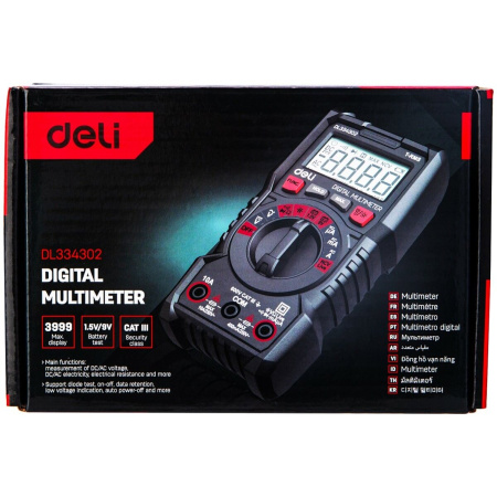 Мультиметр Deli DL334302