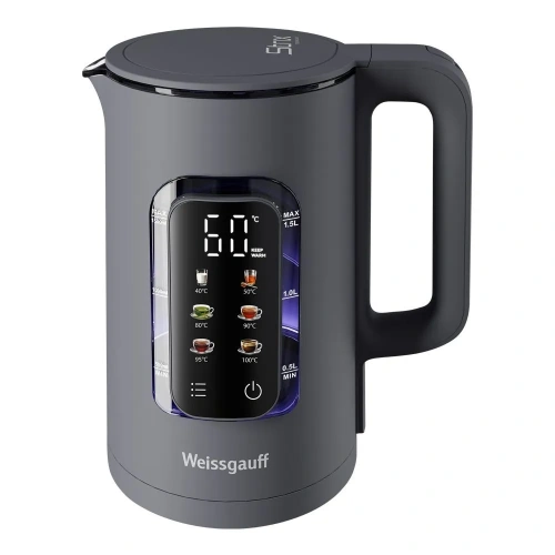 Электрочайник Weissgauff WK 1500 Dt Touch BodyCool