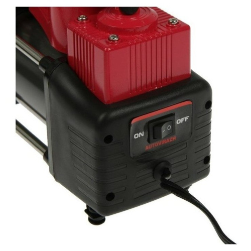 Компрессор автомобильный AV Steel Autovirazh AV-010890 двухцилиндровый в кейсе