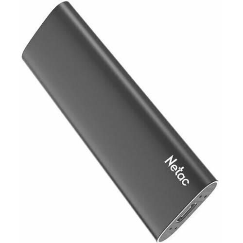 SSD Netac Z Slim Black (NT01ZSLIM-001T-32BK) 1TB USB 3.2 Gen 2 Type-C External SSD, R/W up to 550MB/480MB/s