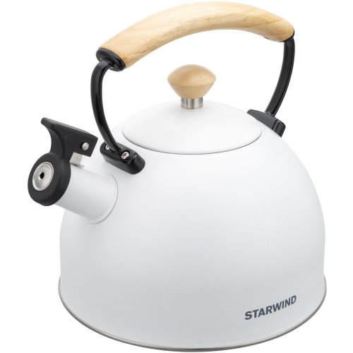 Чайник металлический Starwind SW-CH1712 Chef Country белый